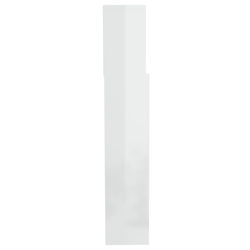 vidaXL Dulap tăblie, alb extralucios, 200x19x103,5 cm vidaXL Dulap tăblie, alb extralucios, 200x19x103,5 cm