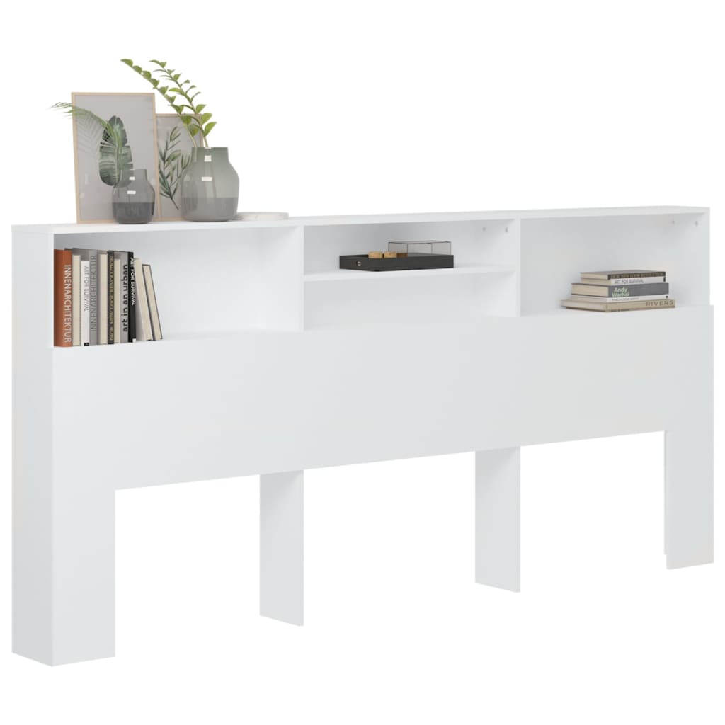 vidaXL Dulap tăblie, alb, 220x19x103,5 cm vidaXL Dulap tăblie, alb, 220x19x103,5 cm