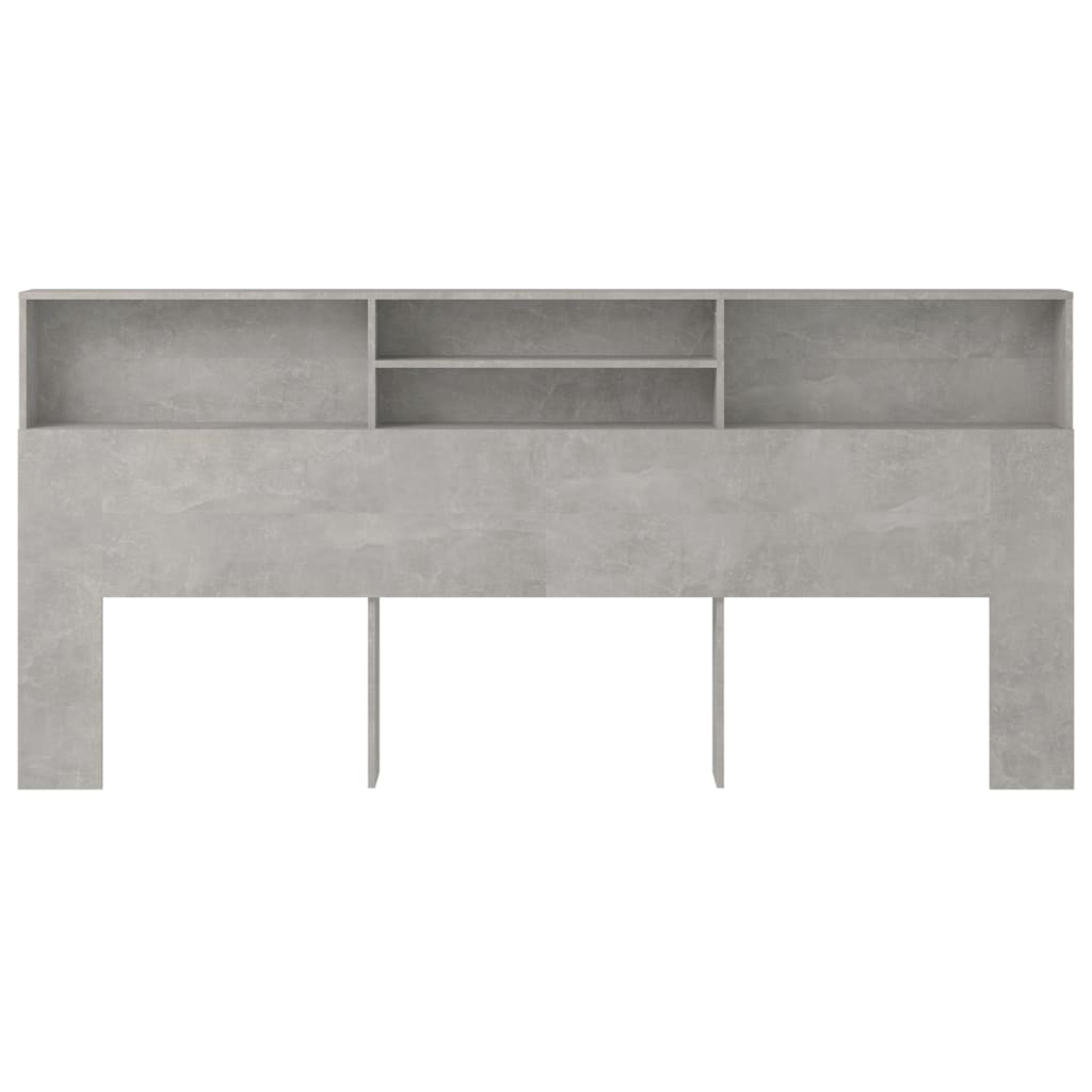 vidaXL Dulap tăblie, gri beton, 220x19x103,5 cm vidaXL Dulap tăblie, gri beton, 220x19x103,5 cm