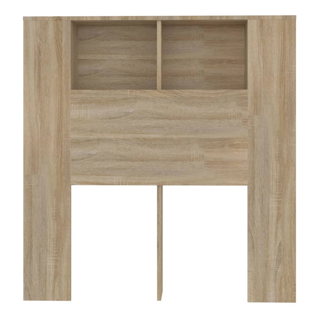 vidaXL Tăblie de pat cu dulap, stejar sonoma, 100x18,5x102,5 cm vidaXL Tăblie de pat cu dulap, stejar sonoma, 100x18,5x102,5 cm
