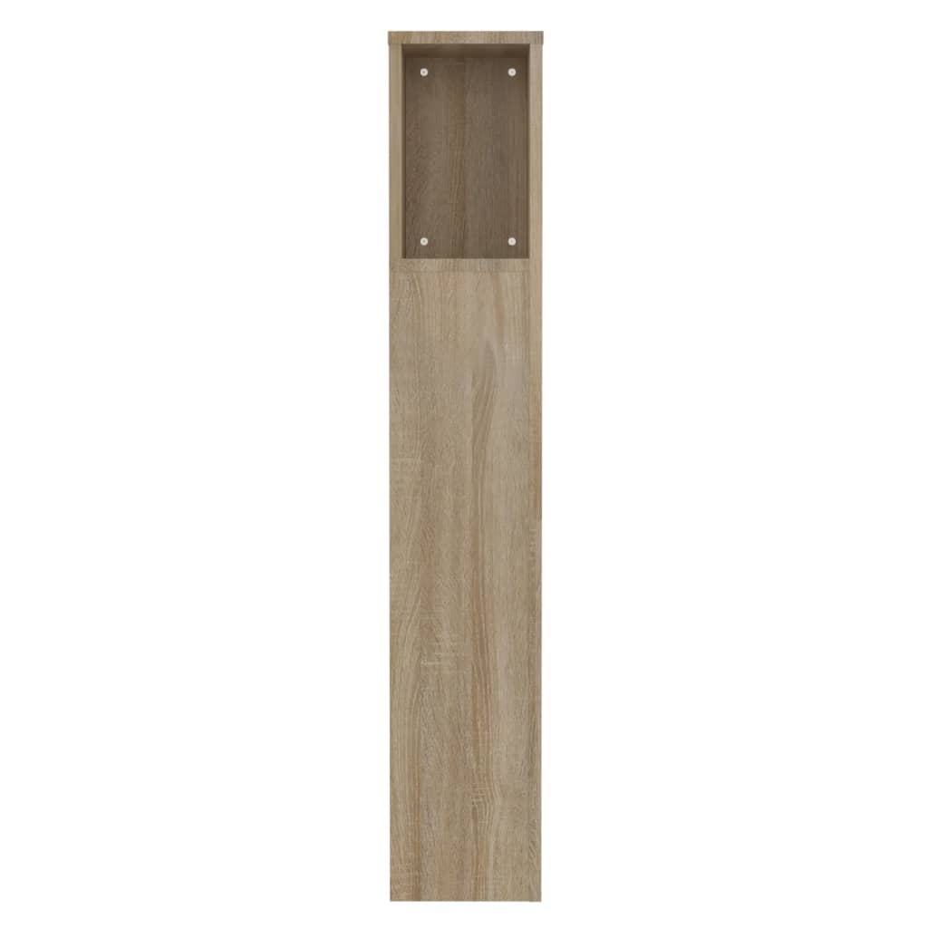 vidaXL Tăblie de pat cu dulap, stejar sonoma, 100x18,5x102,5 cm vidaXL Tăblie de pat cu dulap, stejar sonoma, 100x18,5x102,5 cm