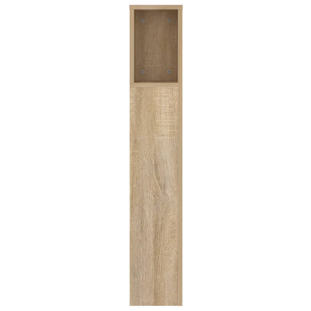 vidaXL Tăblie de pat cu dulap, stejar sonoma, 140x18,5x104,5 cm vidaXL Tăblie de pat cu dulap, stejar sonoma, 140x18,5x104,5 cm