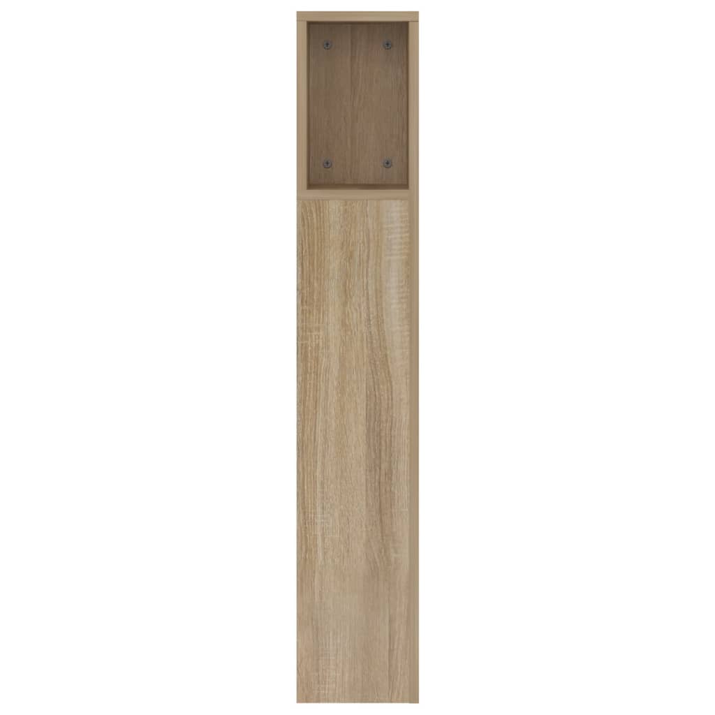 vidaXL Tăblie de pat cu dulap, stejar sonoma, 160x18,5x104,5 cm vidaXL Tăblie de pat cu dulap, stejar sonoma, 160x18,5x104,5 cm