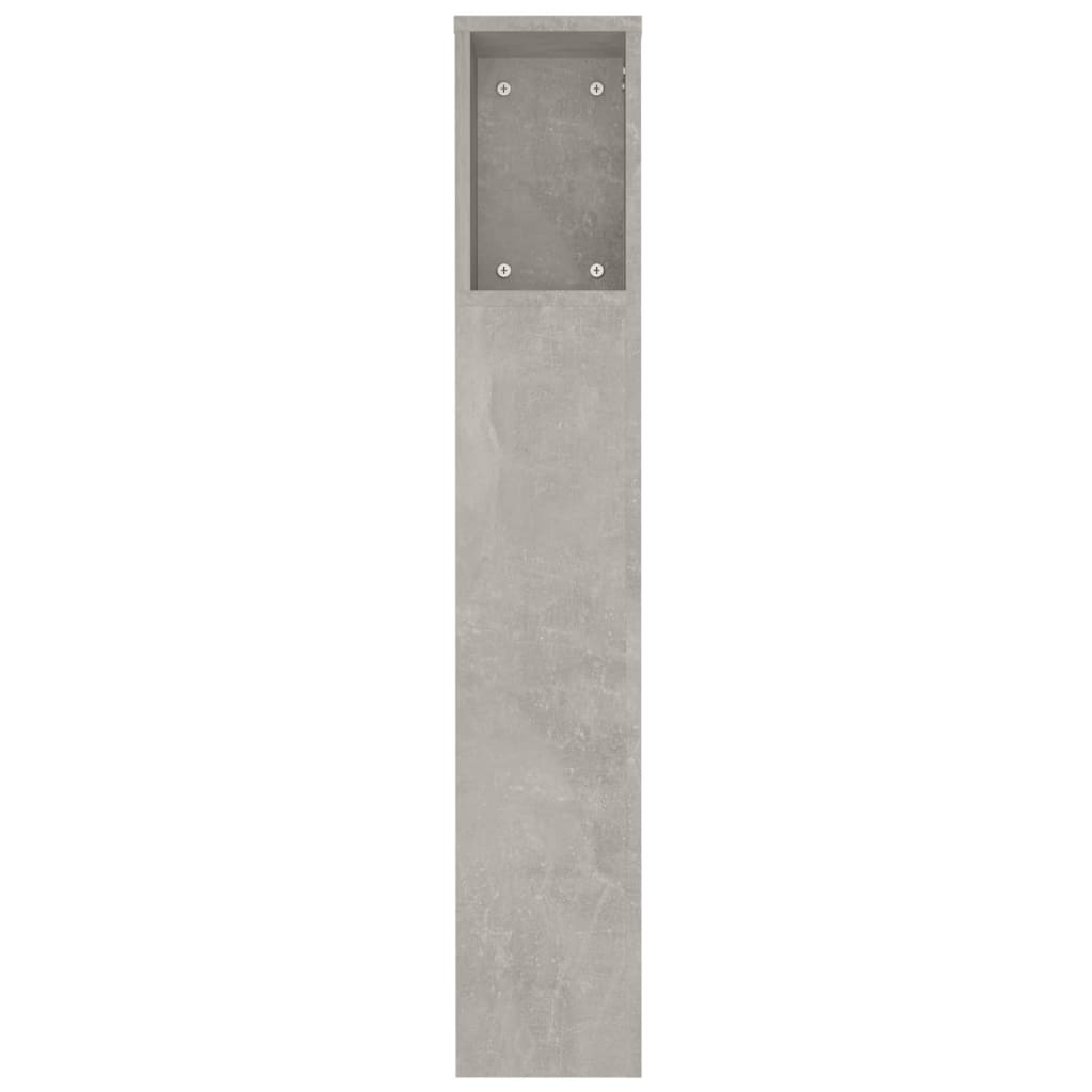 vidaXL Dulap tăblie, gri beton, 180x18,5x104,5 cm vidaXL Dulap tăblie, gri beton, 180x18,5x104,5 cm