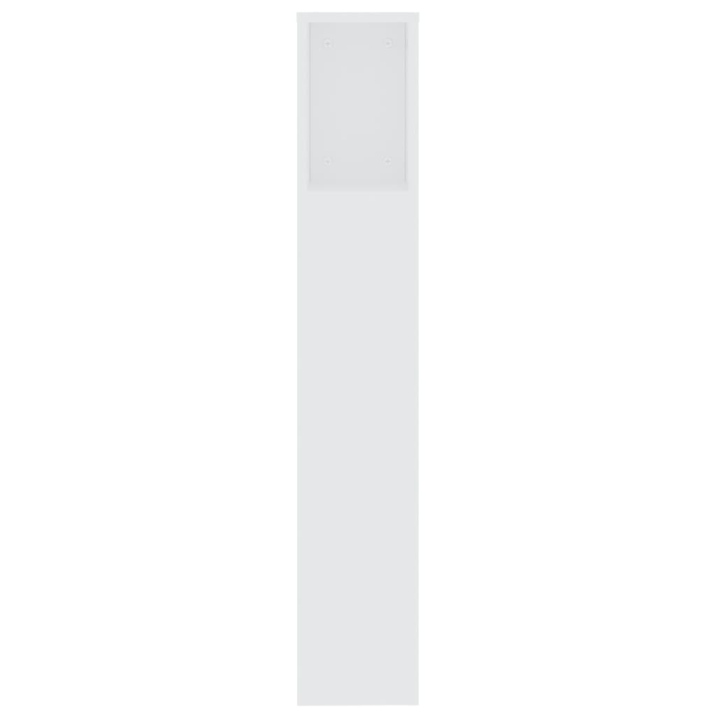 vidaXL Dulap tăblie, alb, 200x18,5x104,5 cm vidaXL Dulap tăblie, alb, 200x18,5x104,5 cm