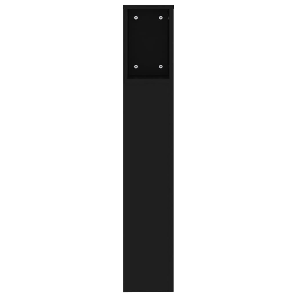 vidaXL Dulap tăblie, negru, 200x18,5x104,5 cm vidaXL Dulap tăblie, negru, 200x18,5x104,5 cm