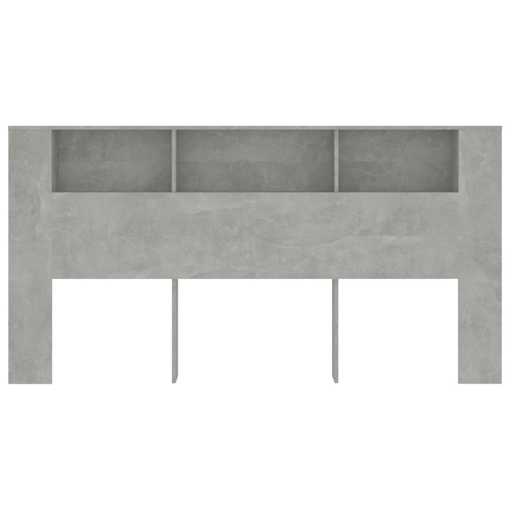 vidaXL Dulap tăblie, gri beton, 200x18,5x104,5 cm vidaXL Dulap tăblie, gri beton, 200x18,5x104,5 cm
