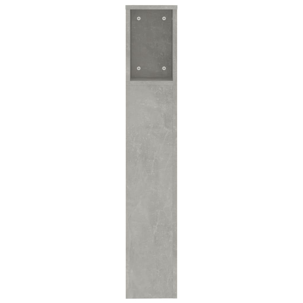 vidaXL Dulap tăblie, gri beton, 200x18,5x104,5 cm vidaXL Dulap tăblie, gri beton, 200x18,5x104,5 cm