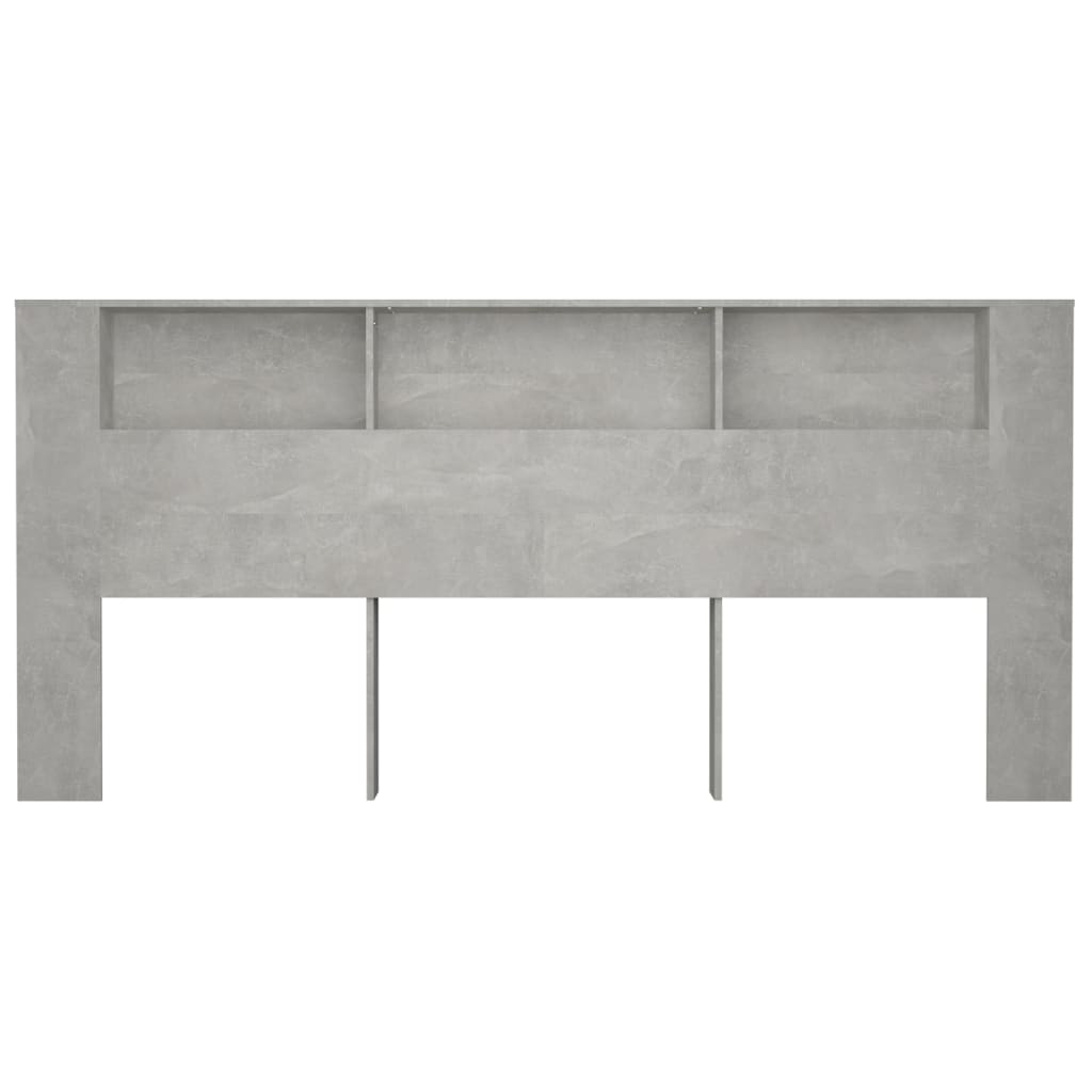 vidaXL Dulap tăblie, gri beton, 220x18,5x104,5 cm vidaXL Dulap tăblie, gri beton, 220x18,5x104,5 cm