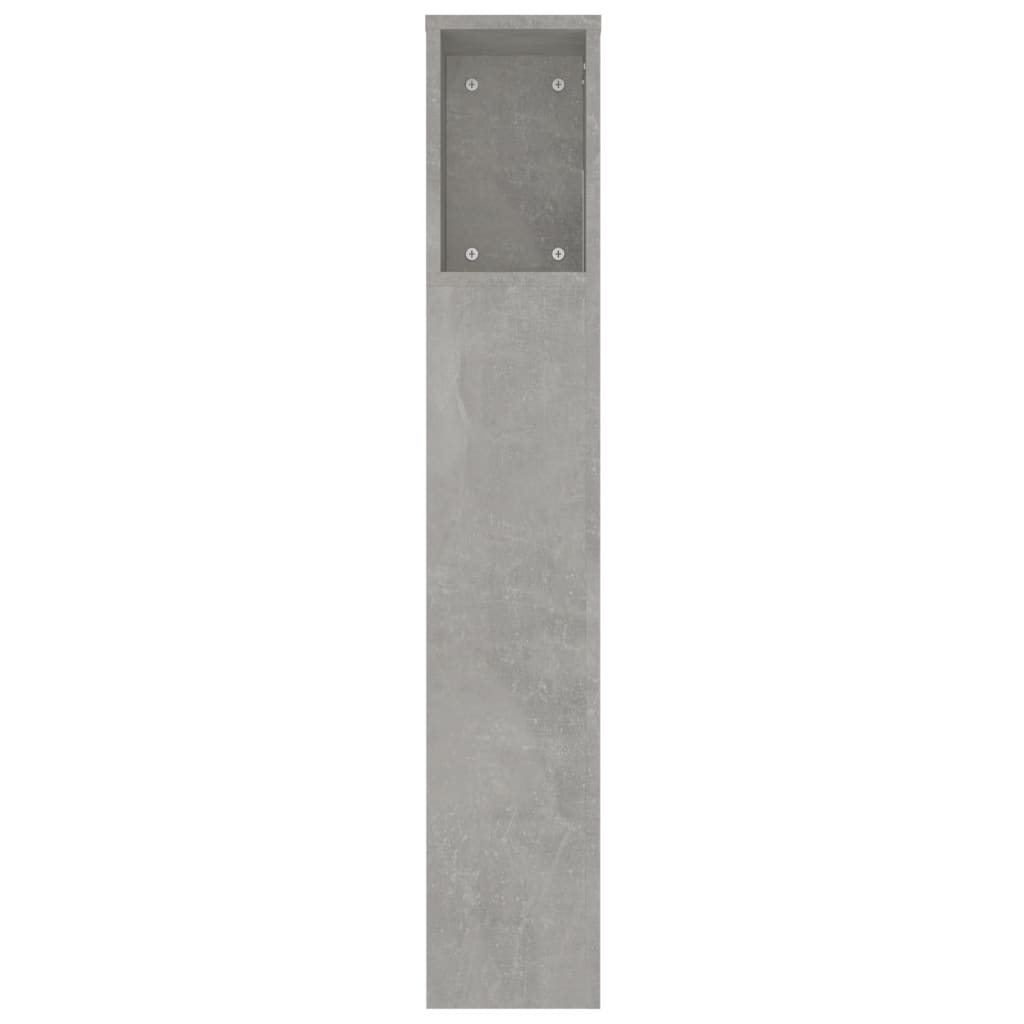 vidaXL Dulap tăblie, gri beton, 220x18,5x104,5 cm vidaXL Dulap tăblie, gri beton, 220x18,5x104,5 cm