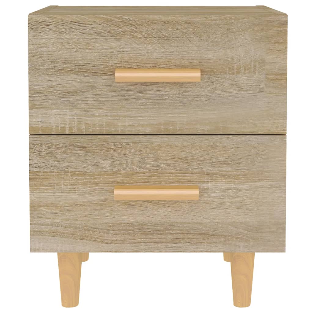 vidaXL Noptiere, 2 buc., stejar sonoma, 40x35x47,5 cm