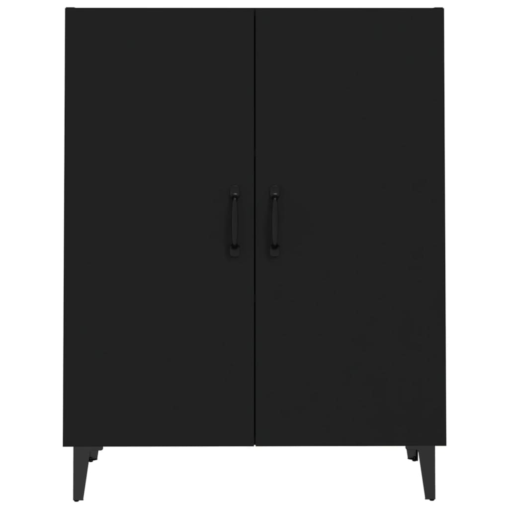 vidaXL Servantă, negru, 70x34x90 cm, lemn prelucrat