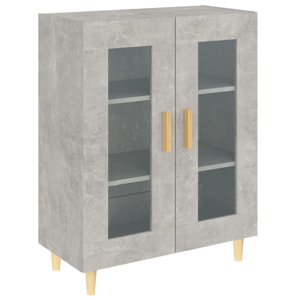 vidaXL Dulap, gri beton, 69,5x34x90 cm, lemn compozit vidaXL Dulap, gri beton, 69,5x34x90 cm, lemn compozit