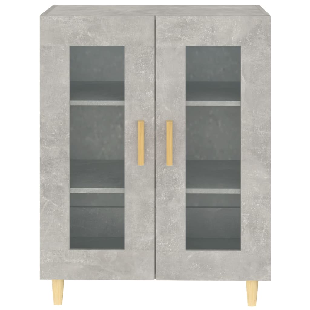 vidaXL Dulap, gri beton, 69,5x34x90 cm, lemn compozit vidaXL Dulap, gri beton, 69,5x34x90 cm, lemn compozit