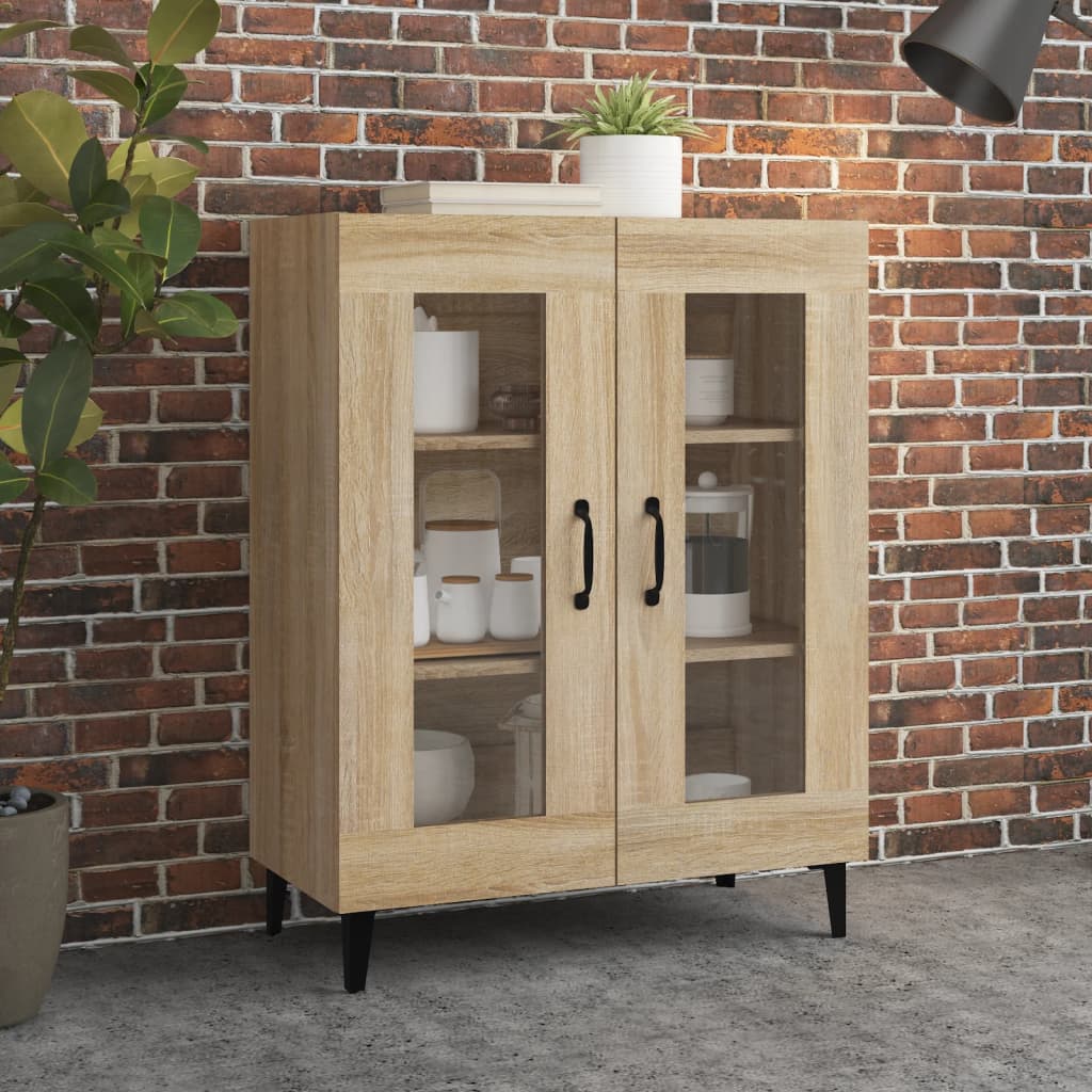 vidaXL Dulap, stejar sonoma, 69,5x34x90 cm, lemn compozit