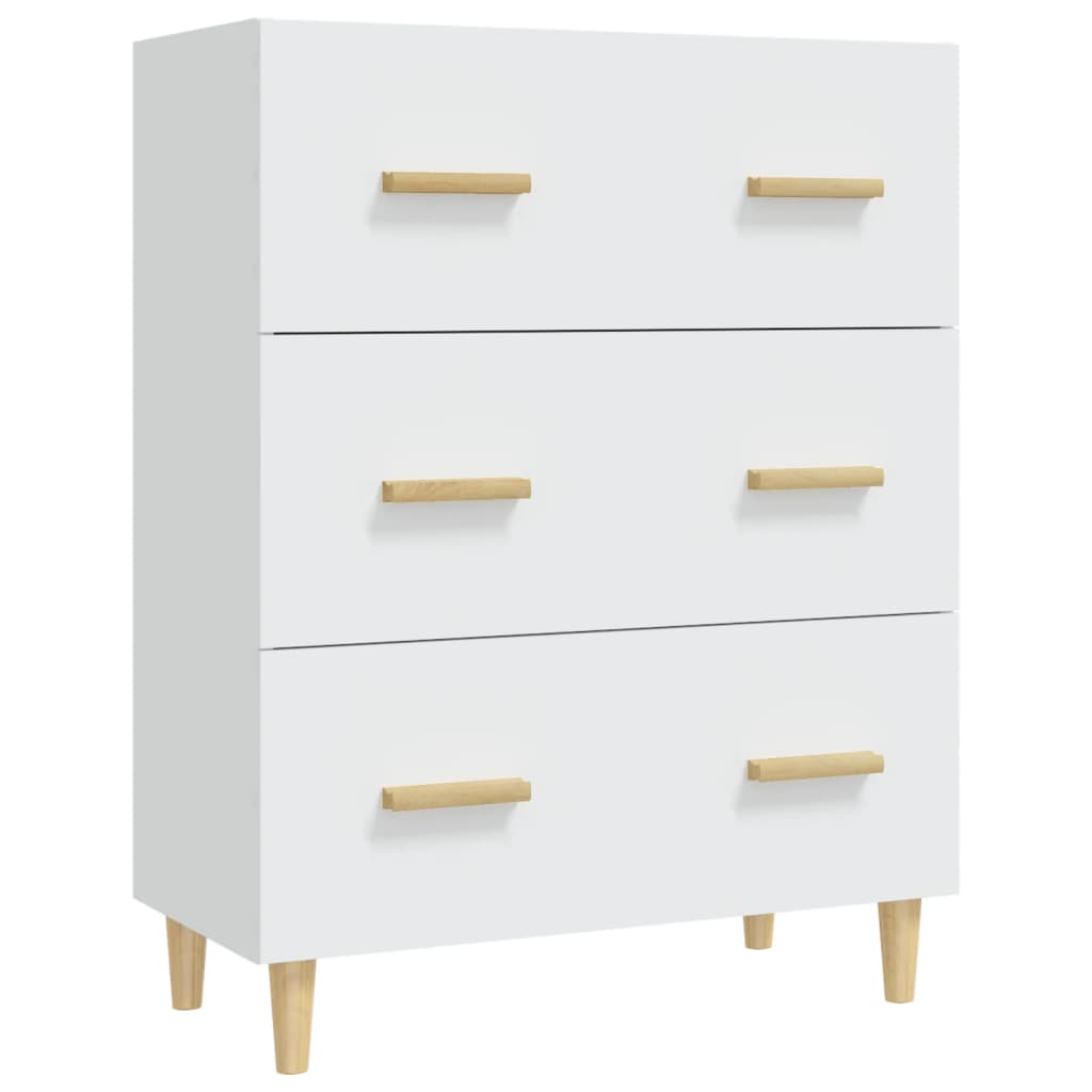 vidaXL Servantă, alb, 70x34x90 cm, lemn prelucrat