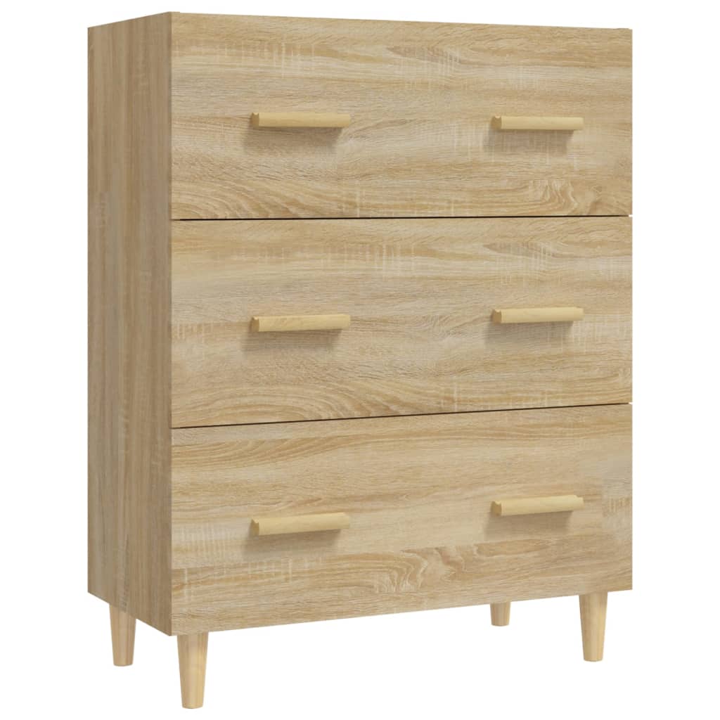vidaXL Servantă, stejar sonoma, 70x34x90 cm, lemn prelucrat