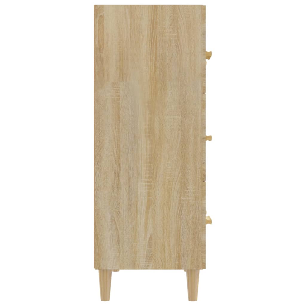 vidaXL Servantă, stejar sonoma, 70x34x90 cm, lemn prelucrat