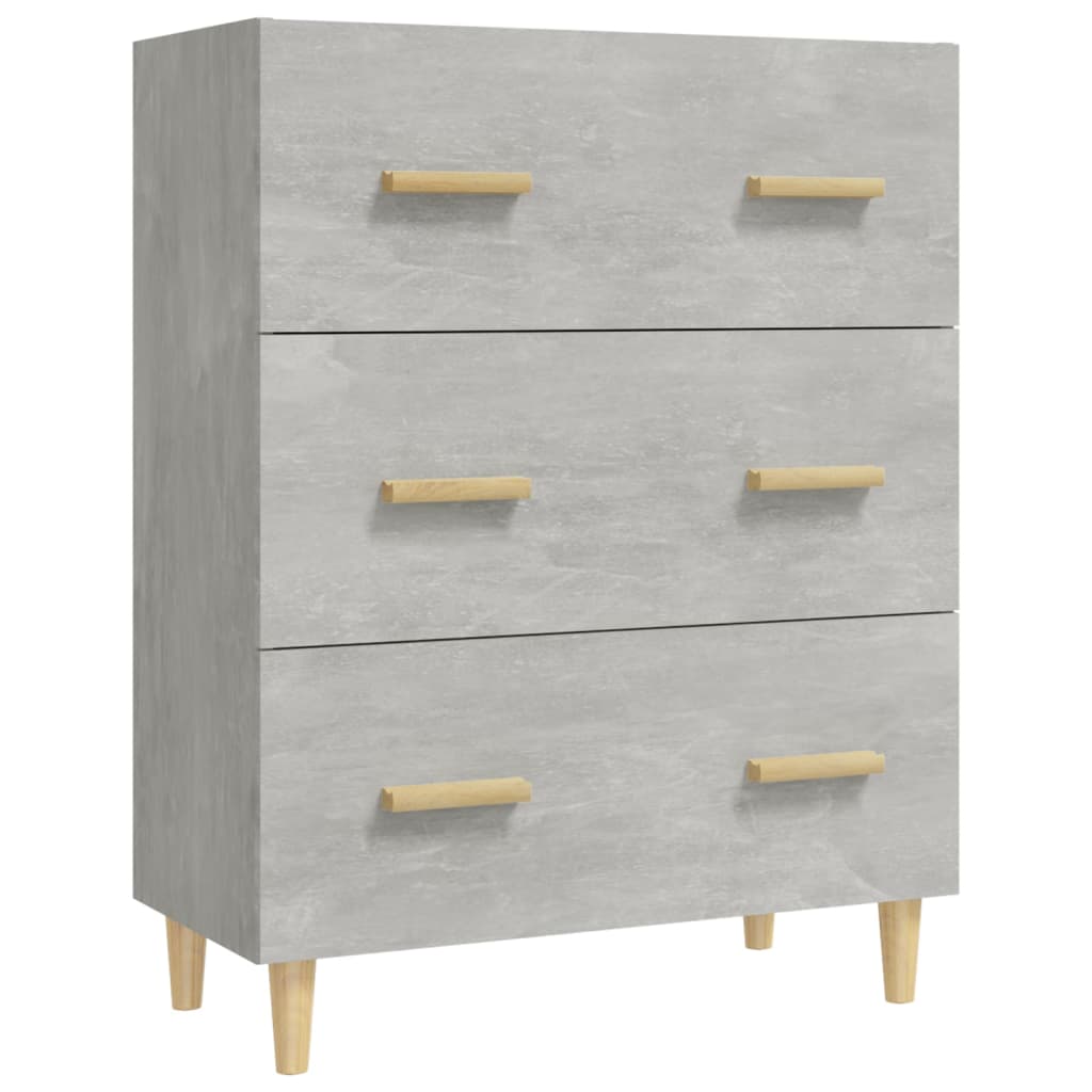 vidaXL Servantă, gri beton, 70x34x90 cm, lemn prelucrat vidaXL Servantă, gri beton, 70x34x90 cm, lemn prelucrat