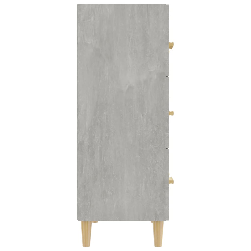 vidaXL Servantă, gri beton, 70x34x90 cm, lemn prelucrat vidaXL Servantă, gri beton, 70x34x90 cm, lemn prelucrat