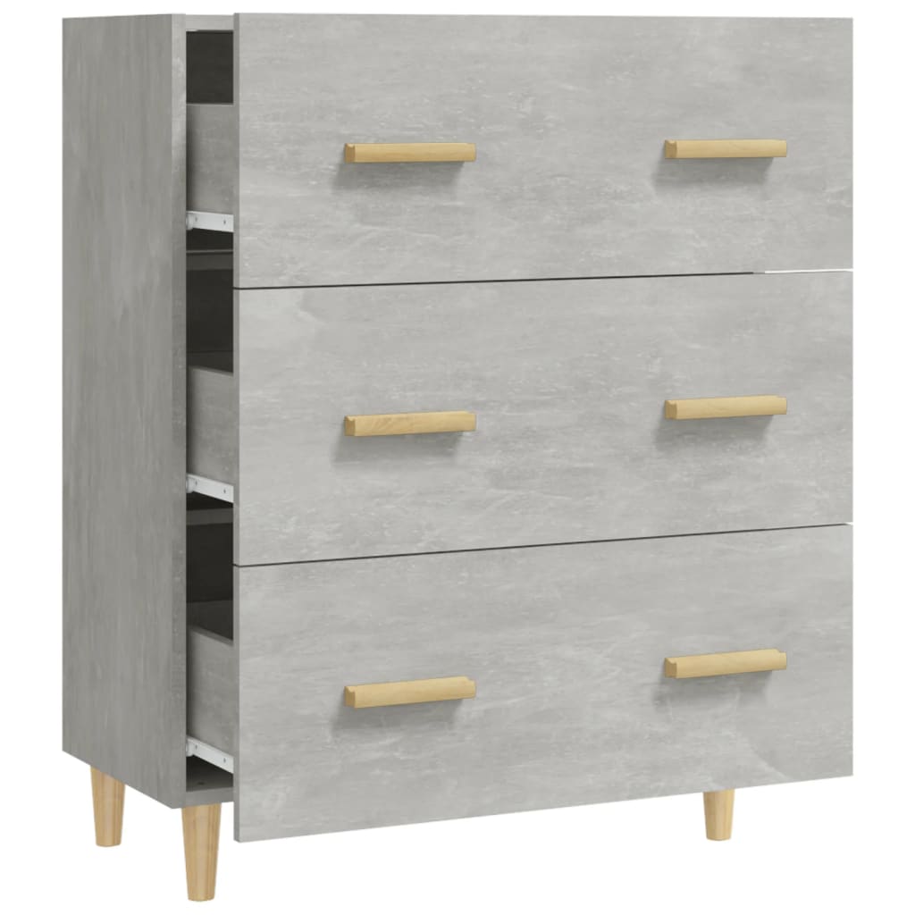 vidaXL Servantă, gri beton, 70x34x90 cm, lemn prelucrat vidaXL Servantă, gri beton, 70x34x90 cm, lemn prelucrat
