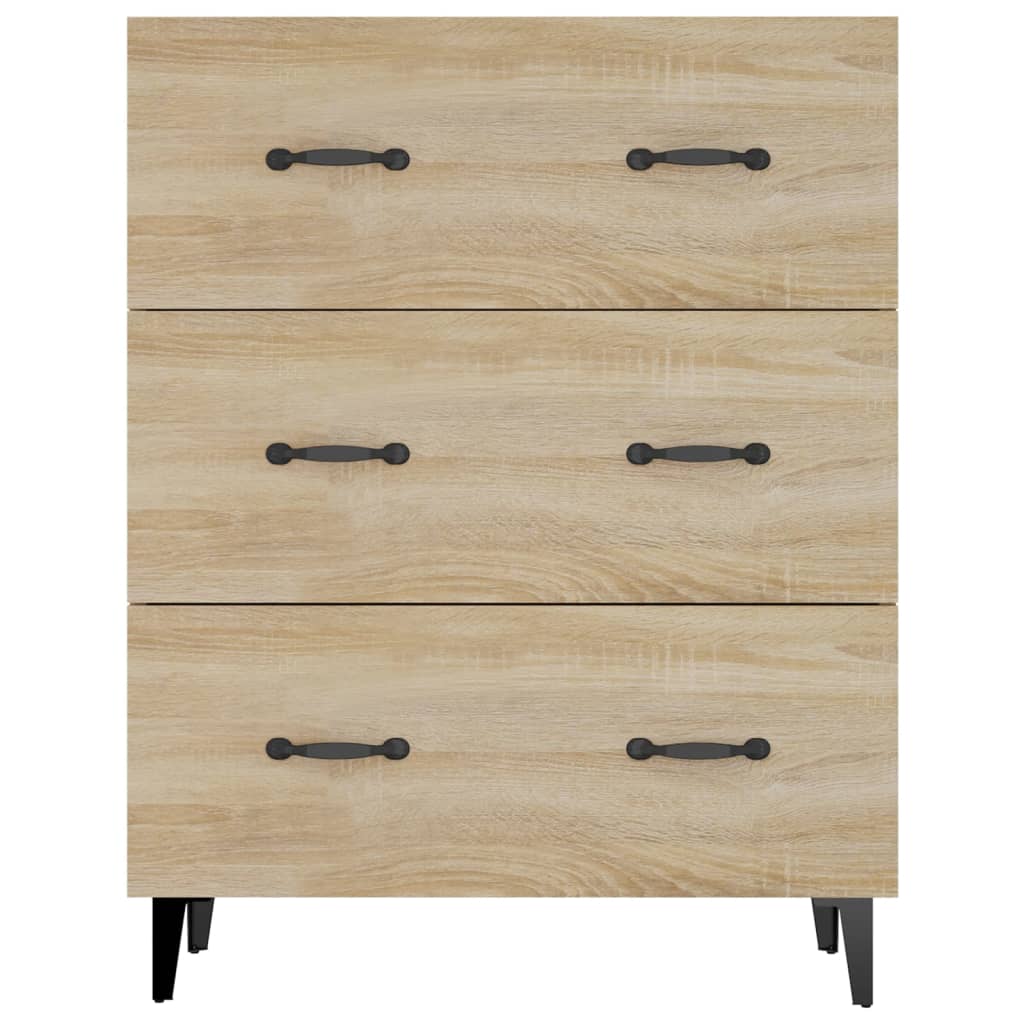 vidaXL Dulap, stejar sonoma, 69,5x34x90 cm, lemn compozit