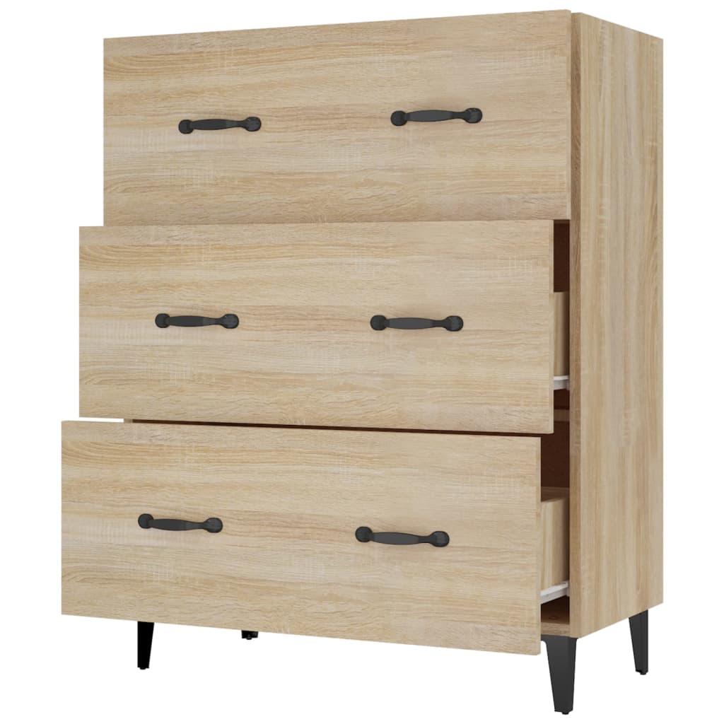 vidaXL Dulap, stejar sonoma, 69,5x34x90 cm, lemn compozit