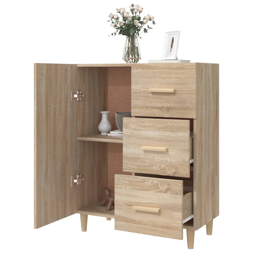 vidaXL Dulap, stejar sonoma, 69,5x34x90 cm, lemn compozit