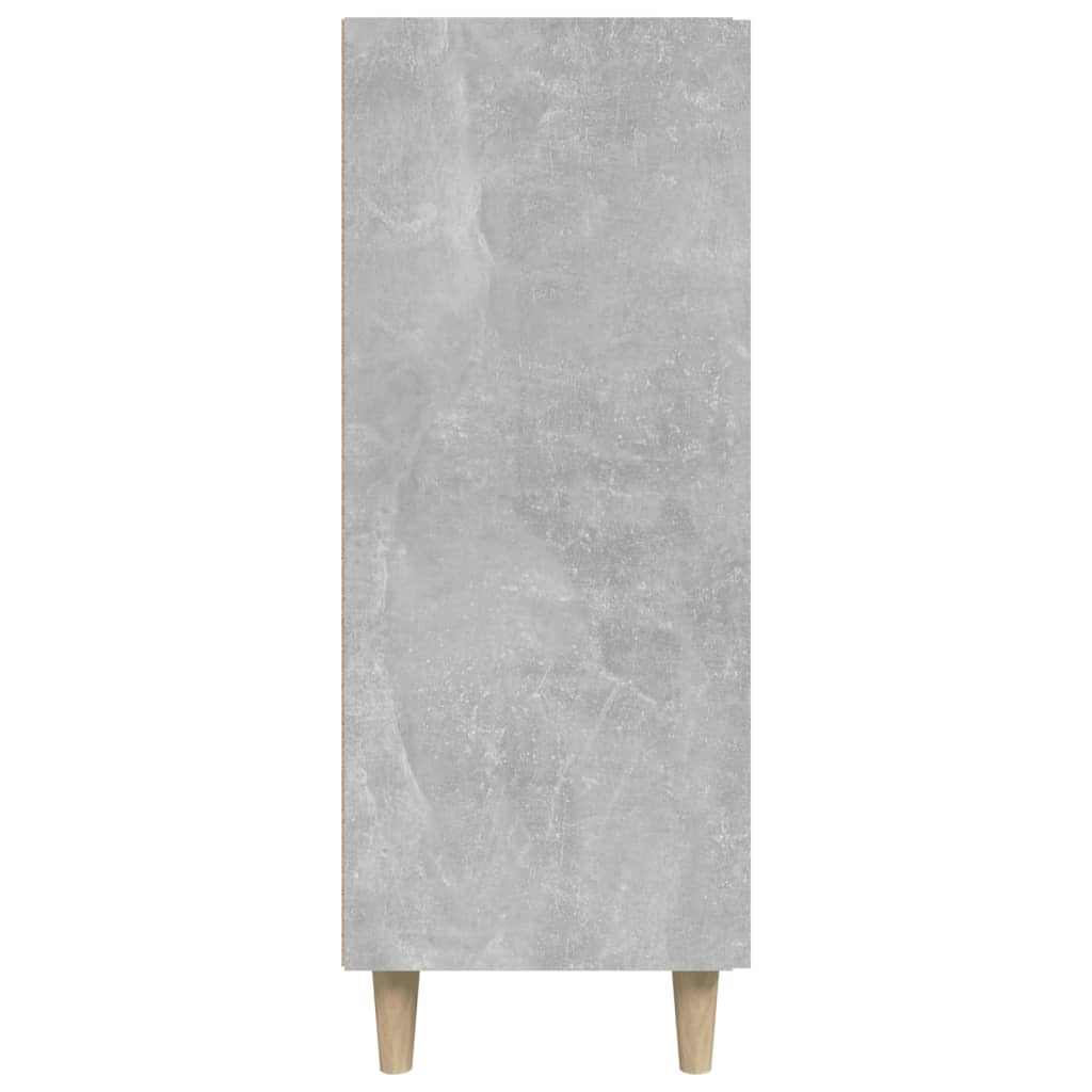 vidaXL Servantă, gri beton, 69,5x34x90 cm, lemn prelucrat