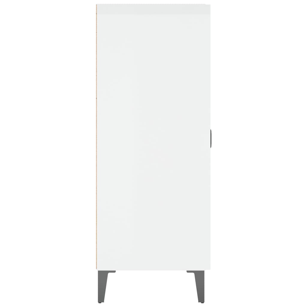 vidaXL Dulap, alb extralucios, 69,5x34x90 cm, lemn compozit