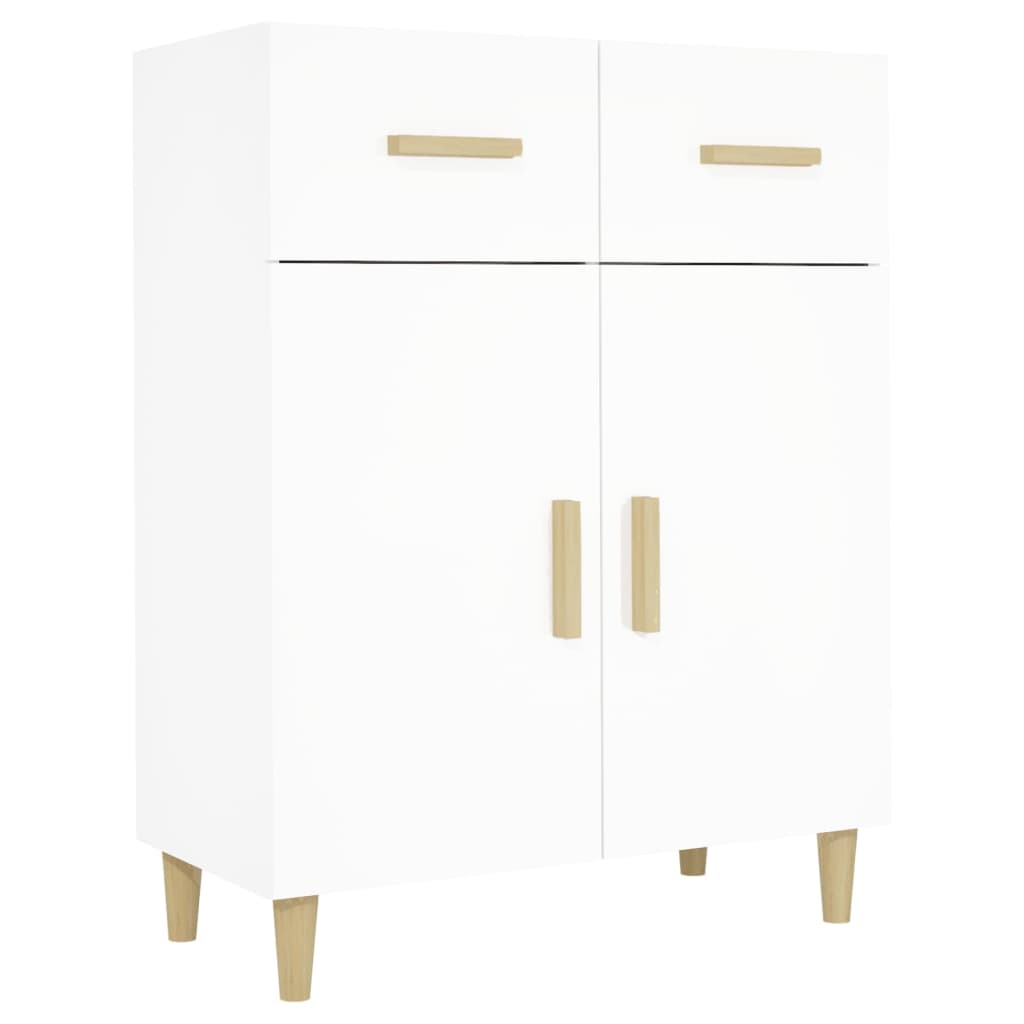 vidaXL Servantă, alb, 69,5x34x89 cm, lemn prelucrat vidaXL Servantă, alb, 69,5x34x89 cm, lemn prelucrat
