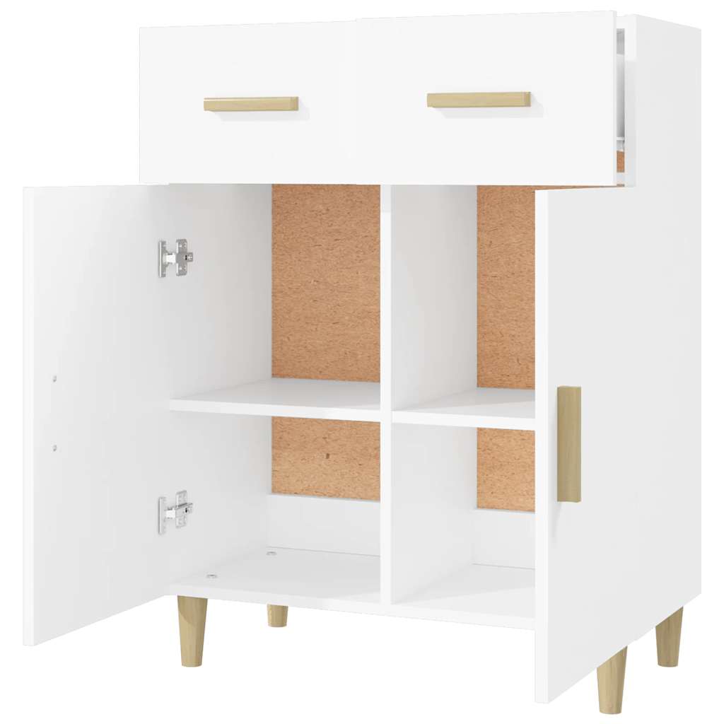 vidaXL Servantă, alb, 69,5x34x89 cm, lemn prelucrat vidaXL Servantă, alb, 69,5x34x89 cm, lemn prelucrat
