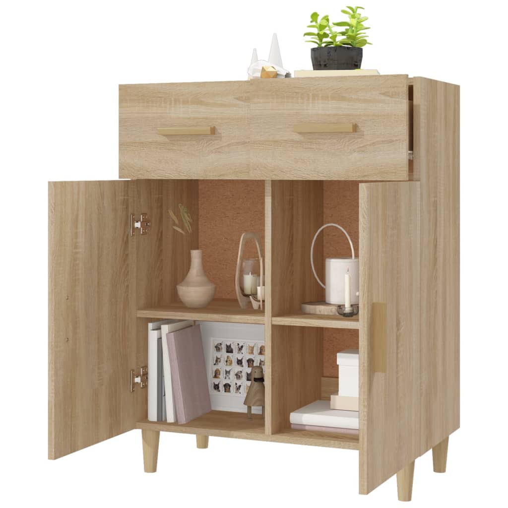 vidaXL Servantă, stejar sonoma, 69,5x34x90 cm, lemn prelucrat