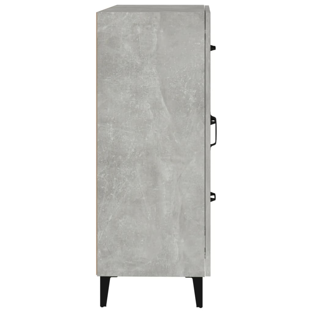 vidaXL Dulap, gri beton, 69,5x34x90 cm, lemn compozit vidaXL Dulap, gri beton, 69,5x34x90 cm, lemn compozit