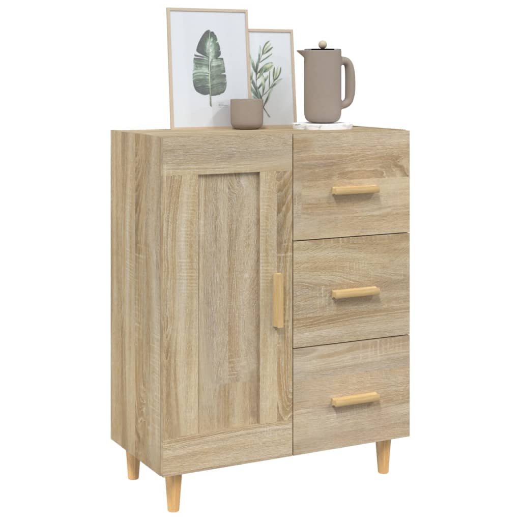 vidaXL Dulap, stejar sonoma, 69,5x34x90 cm, lemn compozit