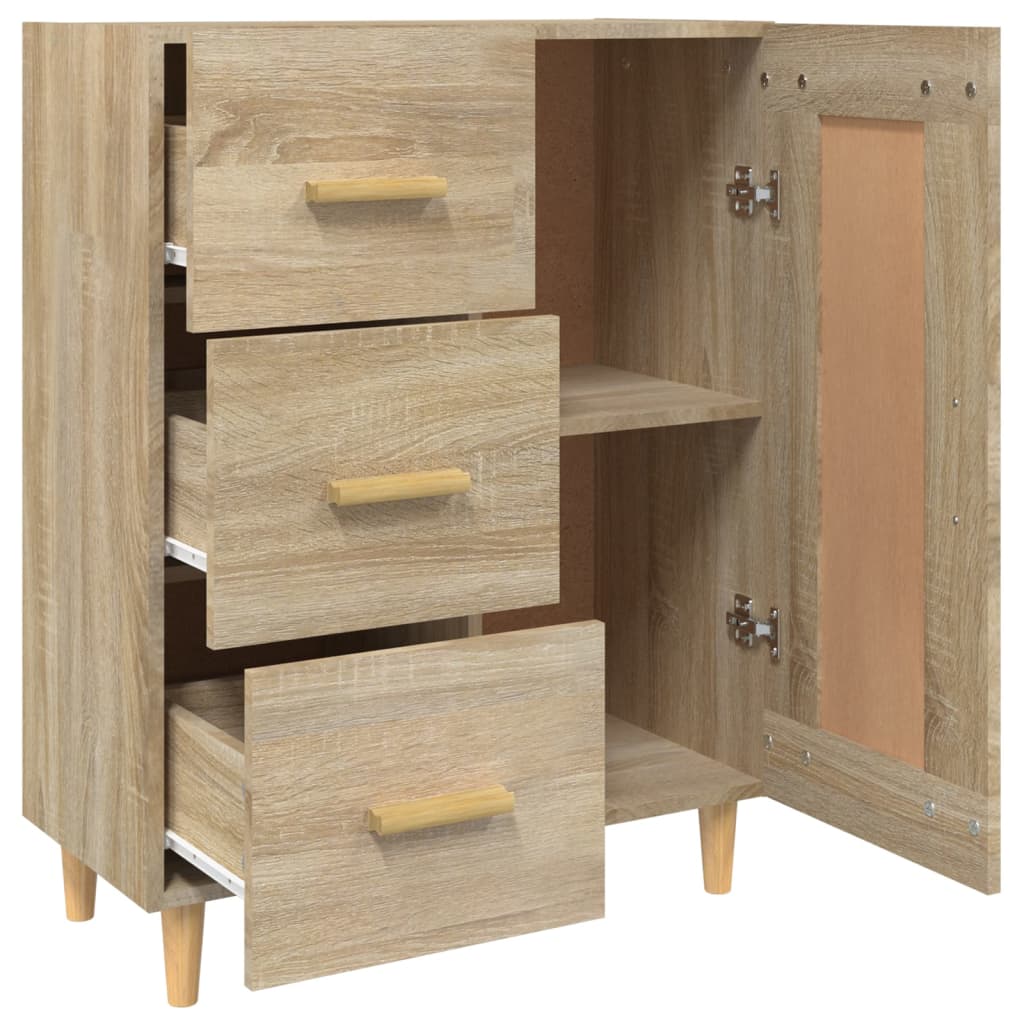 vidaXL Dulap, stejar sonoma, 69,5x34x90 cm, lemn compozit