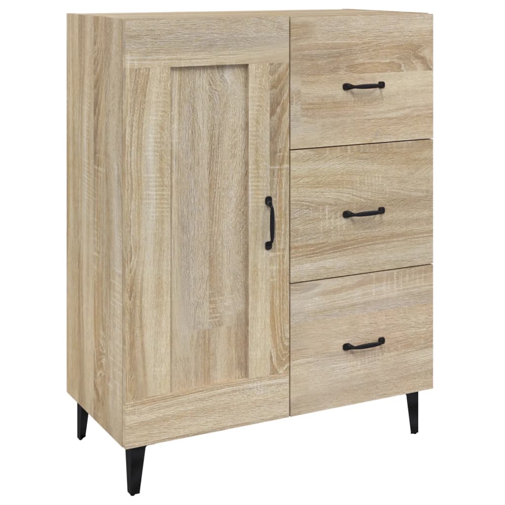 vidaXL Dulap, stejar sonoma, 69,5x34x90 cm, lemn compozit
