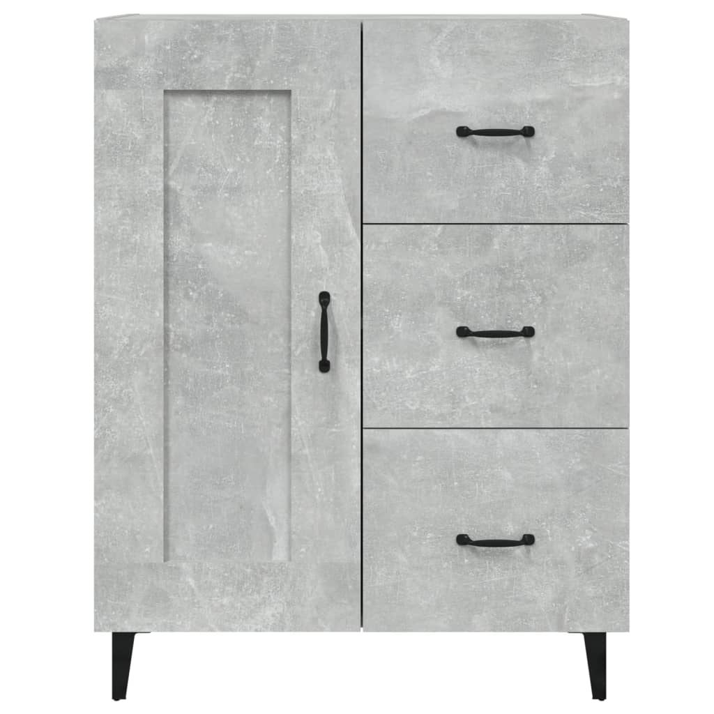 vidaXL Dulap, gri beton, 69,5x34x90 cm, lemn compozit vidaXL Dulap, gri beton, 69,5x34x90 cm, lemn compozit