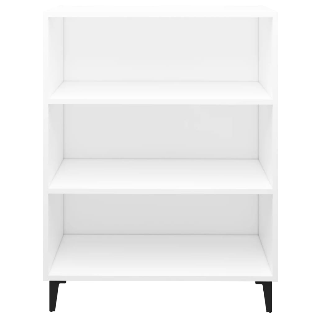 vidaXL Servantă, alb, 69,5x32,5x90 cm, lemn prelucrat