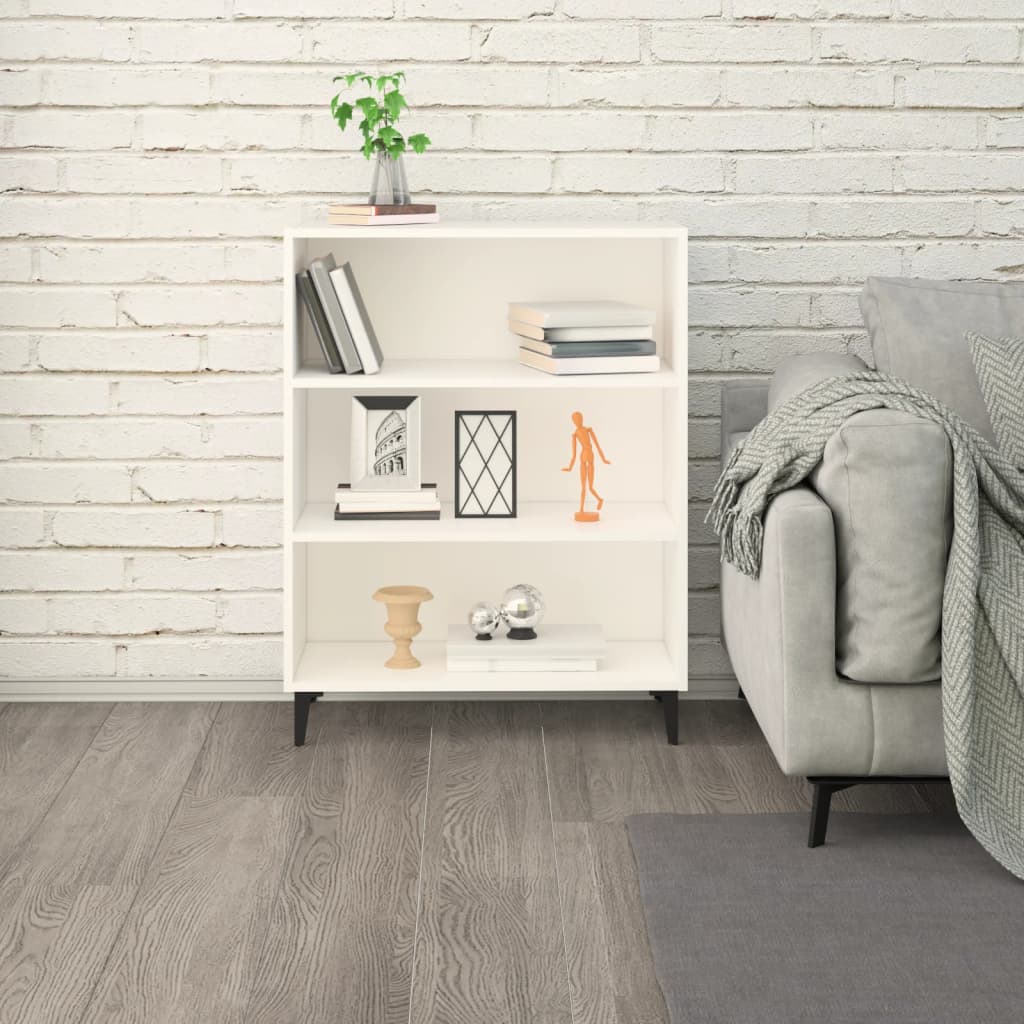 vidaXL Servantă, alb, 69,5x32,5x90 cm, lemn prelucrat
