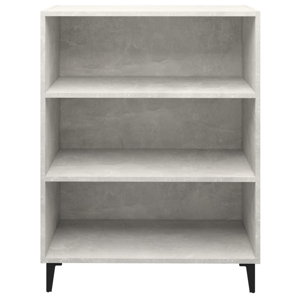 vidaXL Măsuță de cafea, gri beton, 69,5x32,5x90 cm, lemn prelucrat vidaXL Măsuță de cafea, gri beton, 69,5x32,5x90 cm, lemn prelucrat