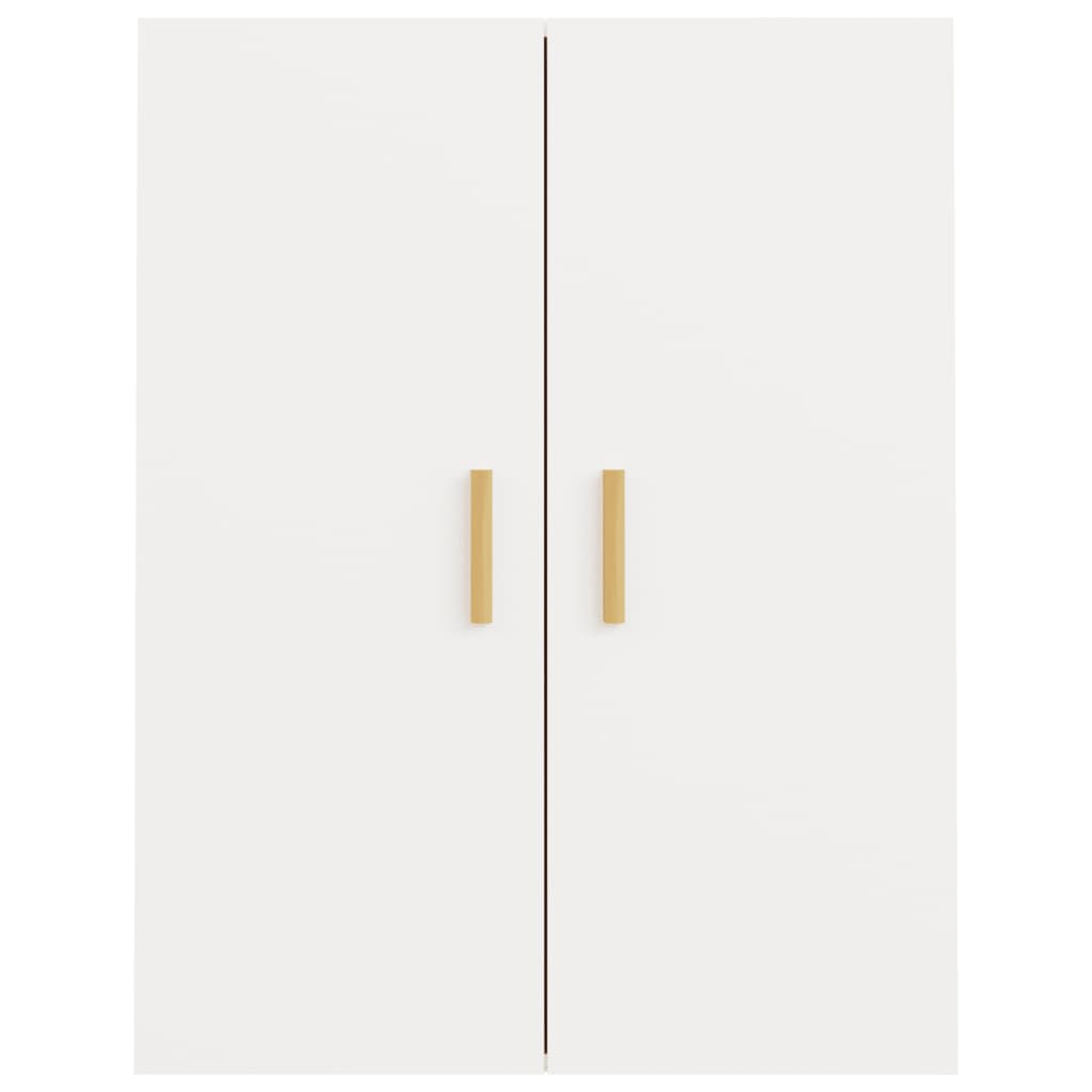 vidaXL Dulap de perete suspendat, alb, 69,5x34x90 cm
