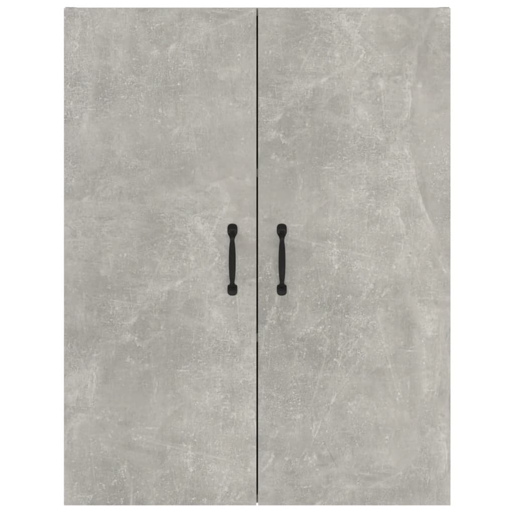 vidaXL Dulap suspendat, gri beton, 69,5x34x90 cm, lemn prelucrat