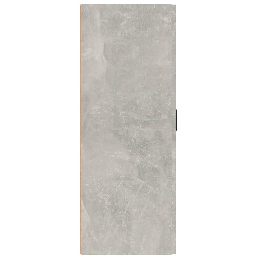 vidaXL Dulap suspendat, gri beton, 69,5x34x90 cm, lemn prelucrat