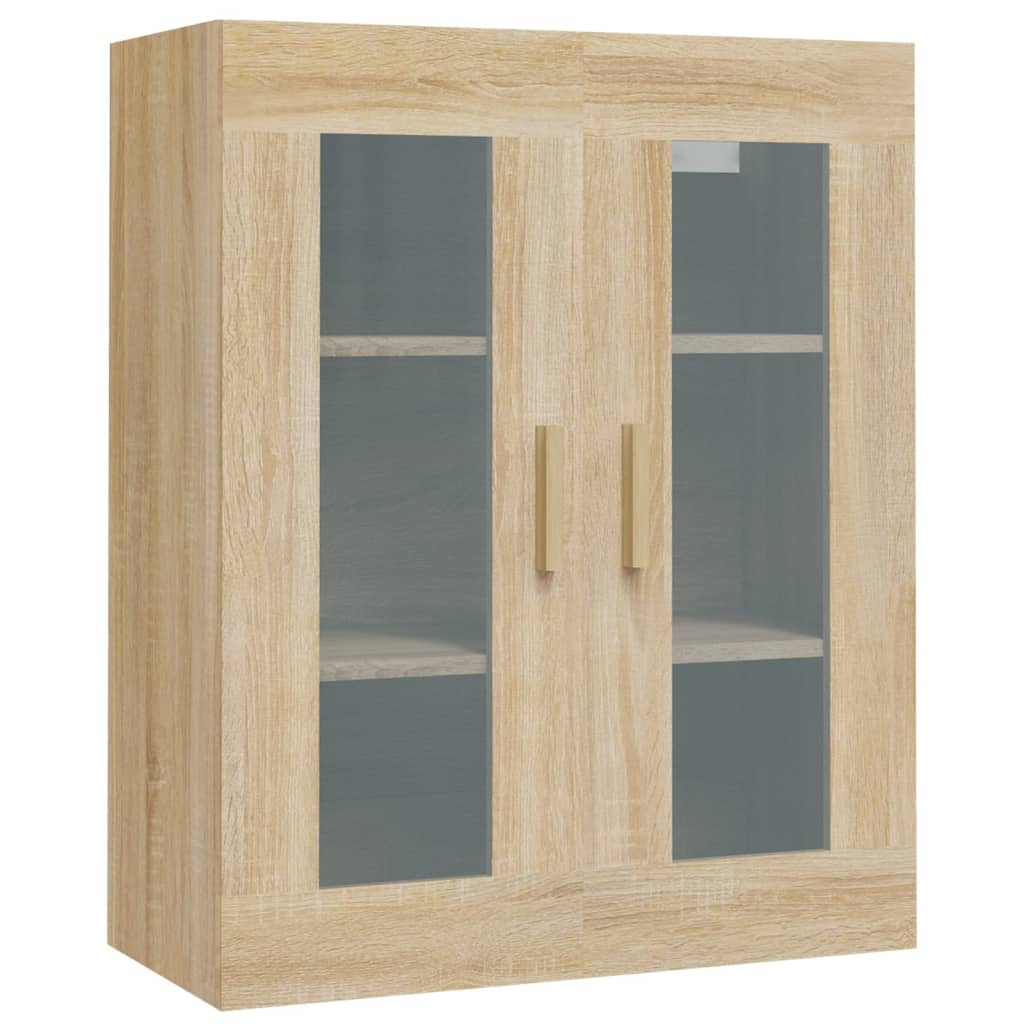 vidaXL Dulap de perete suspendat, stejar sonoma, 69,5x34x90 cm
