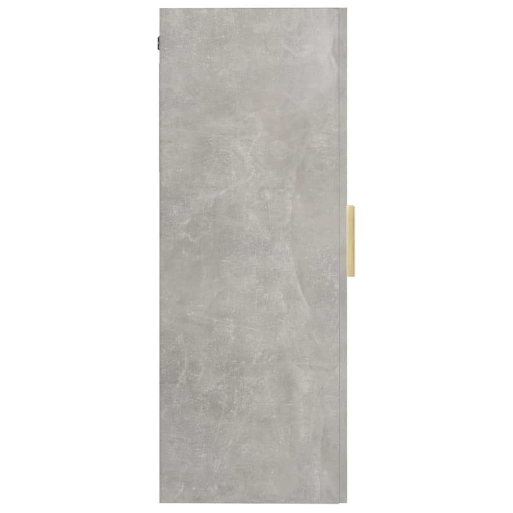 vidaXL Dulap de perete suspendat, gri beton, 69,5x34x90 cm vidaXL Dulap de perete suspendat, gri beton, 69,5x34x90 cm