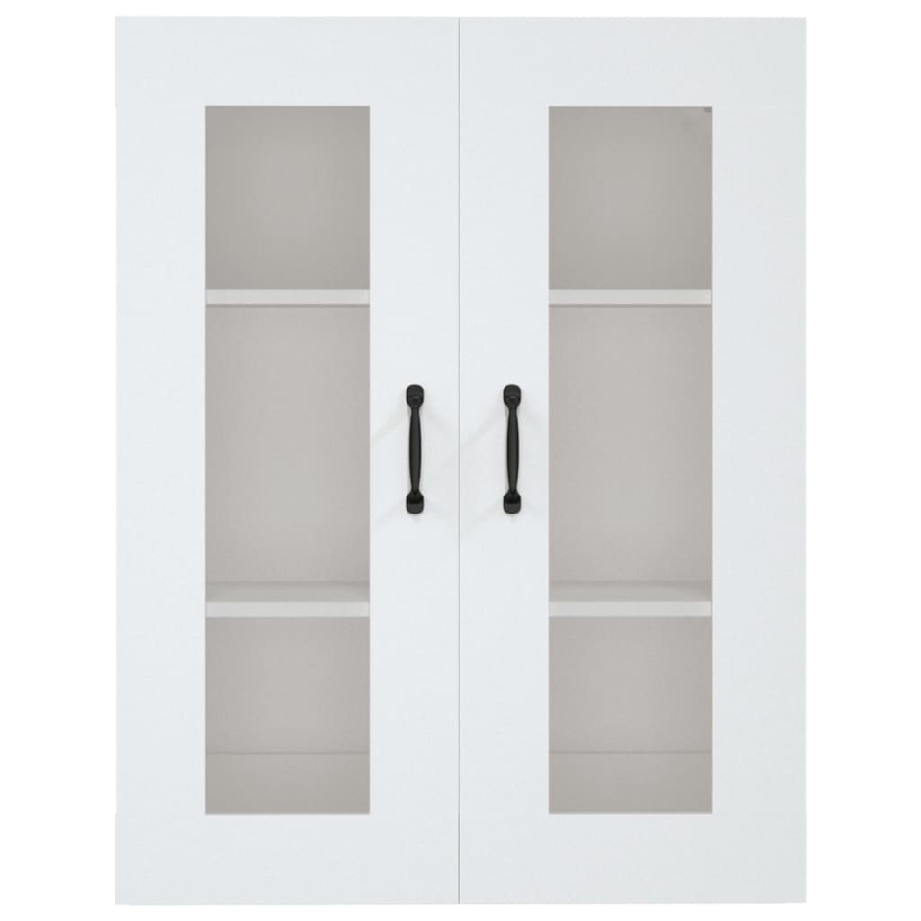 vidaXL Dulap de perete suspendat, alb, 69,5x34x90 cm