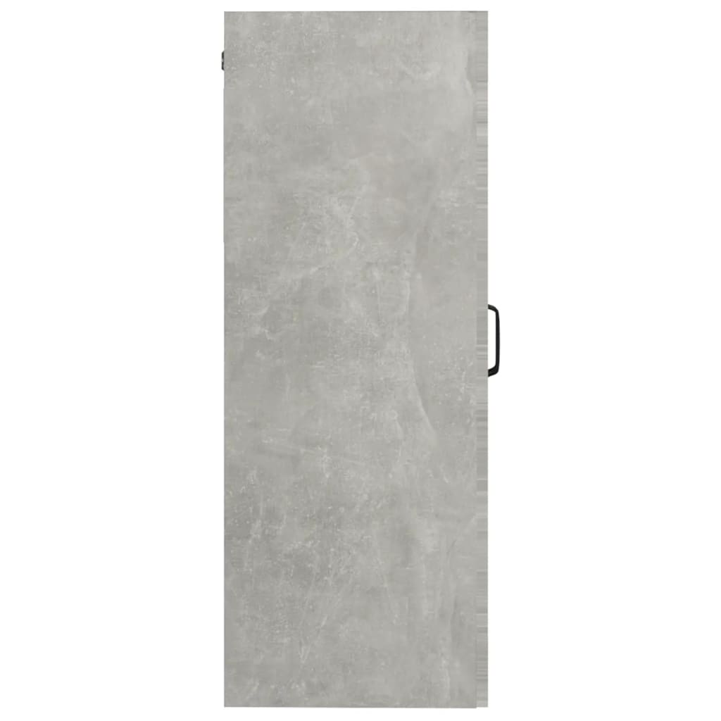 vidaXL Dulap de perete suspendat, gri beton, 69,5x34x90 cm vidaXL Dulap de perete suspendat, gri beton, 69,5x34x90 cm