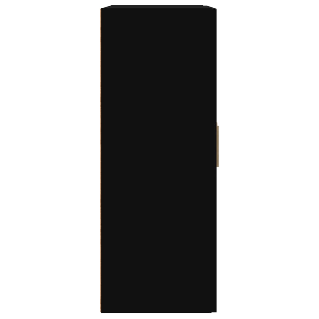 vidaXL Dulap de perete, negru, 69,5x32,5x90 cm, lemn prelucrat vidaXL Dulap de perete, negru, 69,5x32,5x90 cm, lemn prelucrat