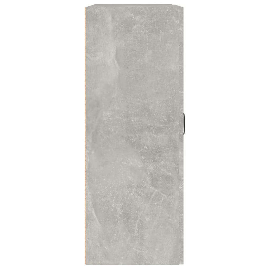 vidaXL Dulap de perete suspendat, gri beton, 69,5x32,5x90 cm vidaXL Dulap de perete suspendat, gri beton, 69,5x32,5x90 cm